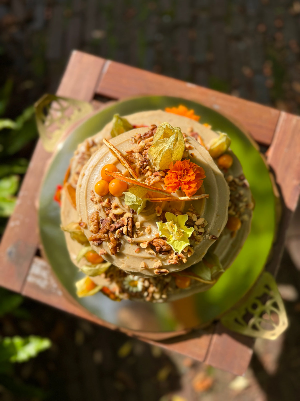 Bruidstaart glutenvrije worteltaart