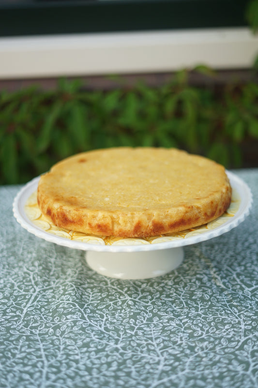 Lemoncurd- gemberkoek taart