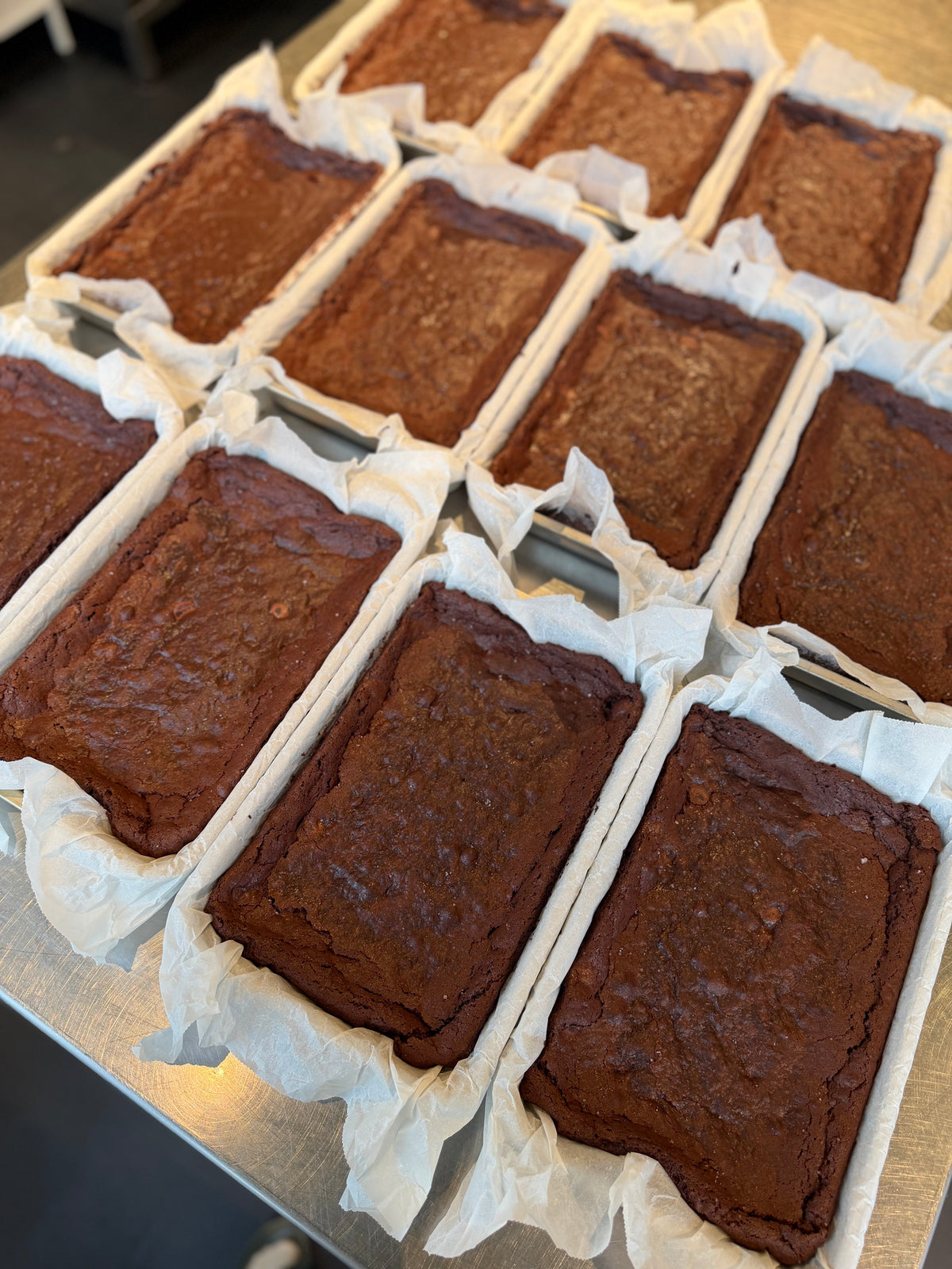 Double chocolate brownies (gv)